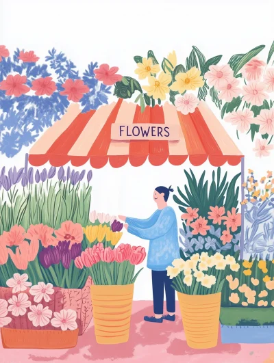 Spring Flower Market