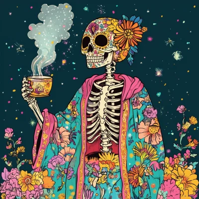 Colorful Skeleton