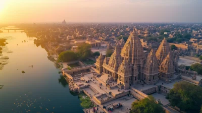 Aerial View of Dwarka