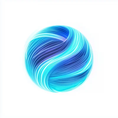 Glowing Yarn Ball Logo