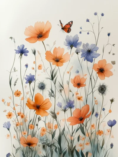 Wildflower Curtain Design