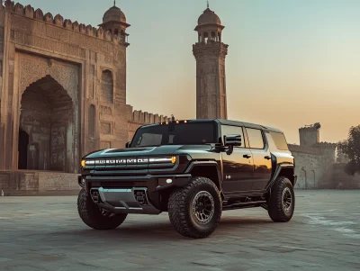 Hummer EV SUV 2024 at Jhulta Minar