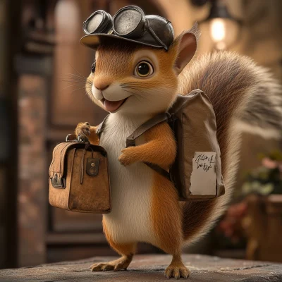 Squirrel Postman