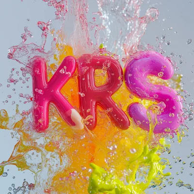 Floating Letters Artwork
