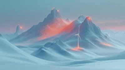 Futuristic Wind Farm