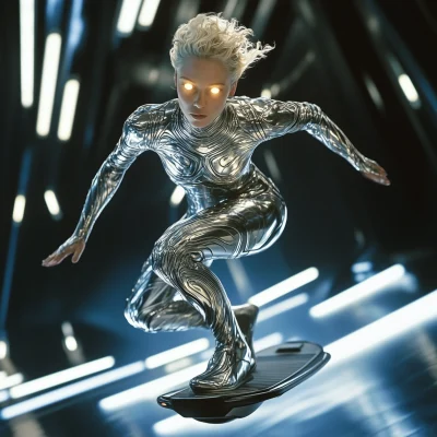 Silver Surfer in Advanced Technology Suit