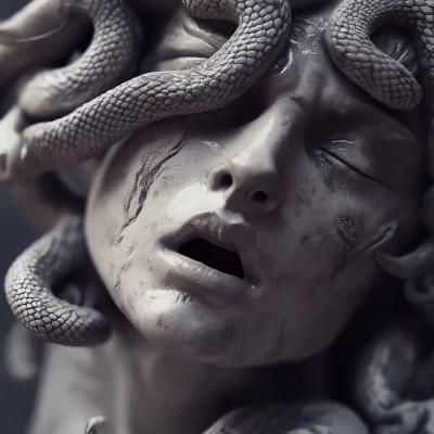 Defeated Medusa