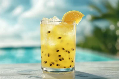 Refreshing Passion Fruit Lemonade