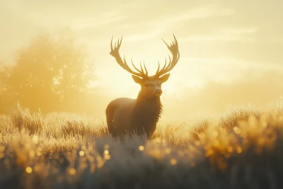 Majestic Deer at Dawn