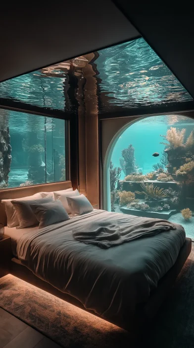 Underwater Bedroom with Atlantis View