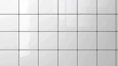 Glossy White Bathroom Tiles