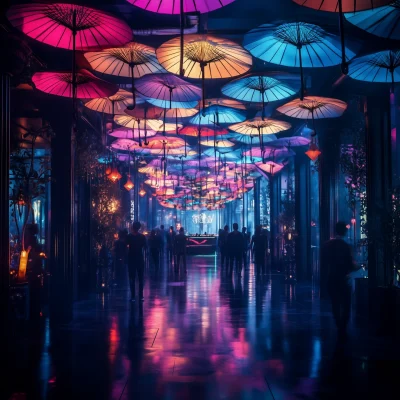 Nightclub Umbrellas