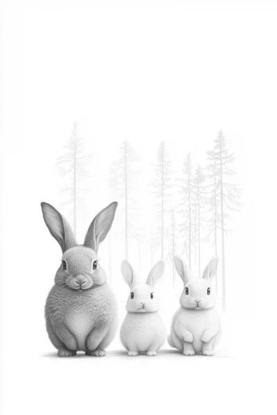 Family of Rabbits