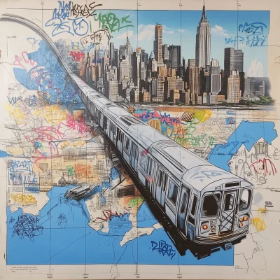 Graffiti Map of NYC
