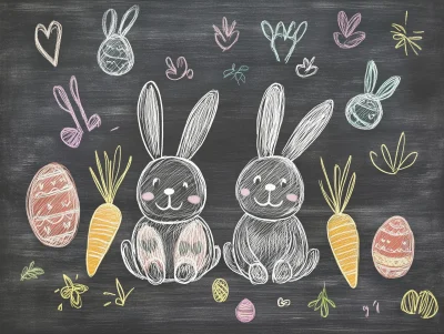 Chalkboard Texture Background