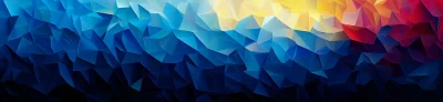 Geometric Blue Background