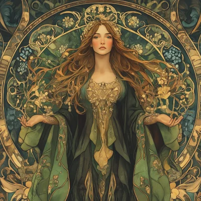 Art Nouveau Enchantress