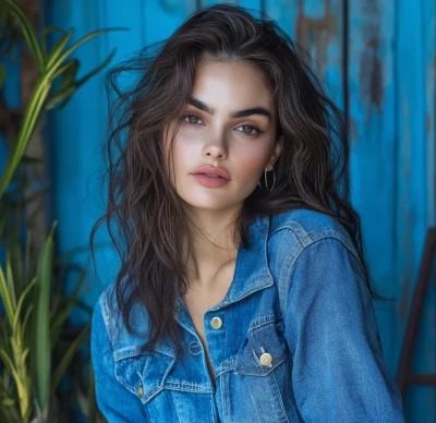 Beautiful Woman in Denim