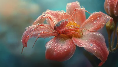 Spider on Flower