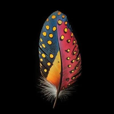 Colorful Bird Feather