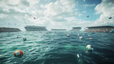 Floating Soccer Stadiums