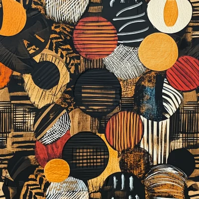 Modern Masculine African Print Background