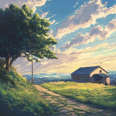 Morning Anime Scenery