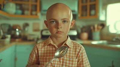 Bald Child in Mid-Day