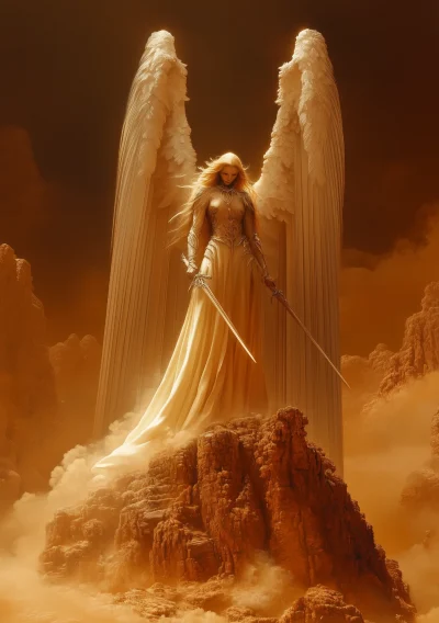 Surreal Ophanim Angel