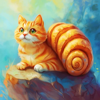 Cat Bread Snail