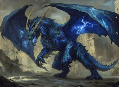 Evil Blue Dragon