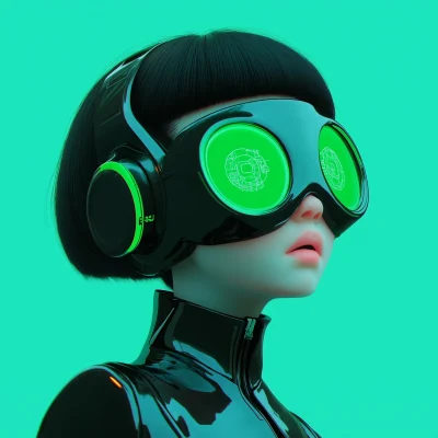 Futuristic Female Character