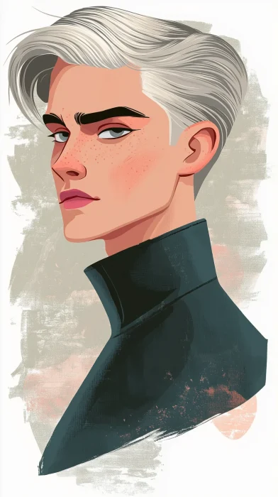 Stylised School Uniform Portrait