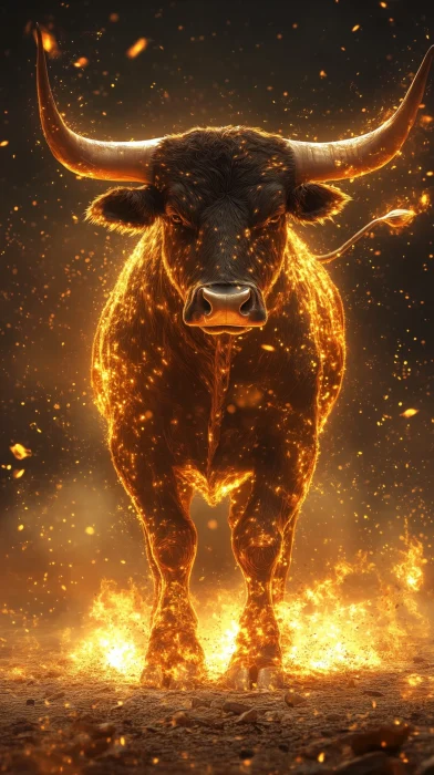 Golden Taurus Zodiac Sign