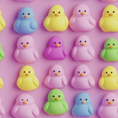 Colorful Easter Peeps