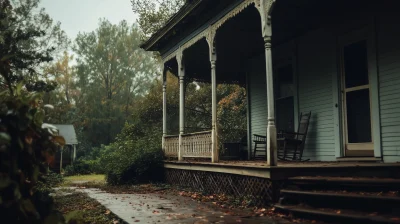 Spooky House Porch