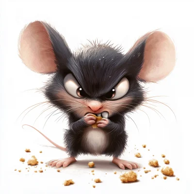 Angry Cartoon Mouse