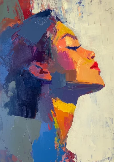 Abstract Woman Portrait