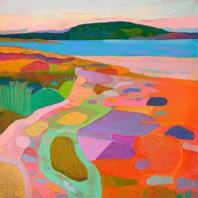 Painting of Ettrick Bay