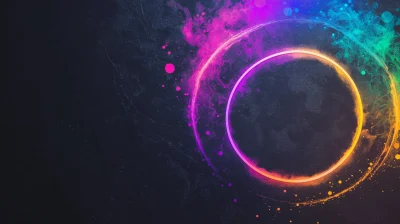 Minimalistic Rainbow Circles