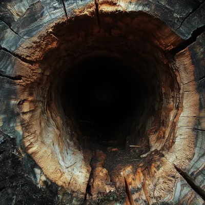 Inside a Log