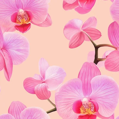 Pastel Orchid Pattern