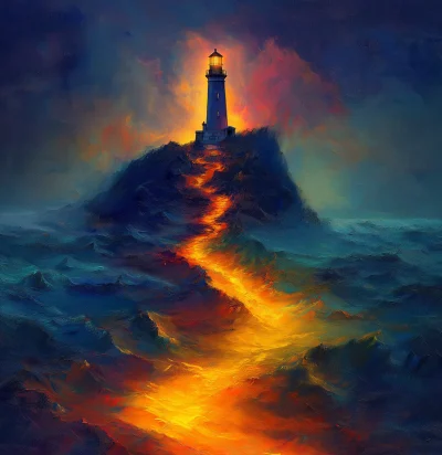 Surreal Lighthouse