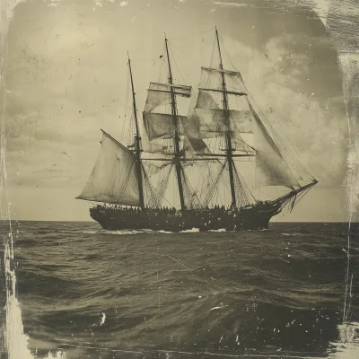 Vintage Ship Photo