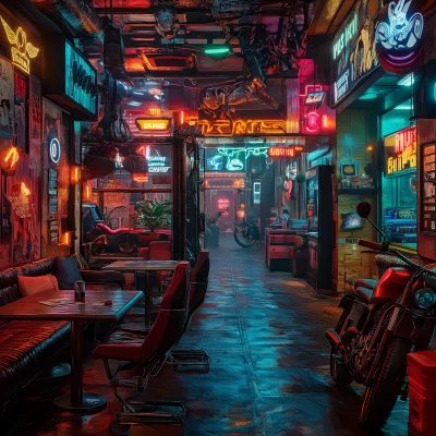 Cyberpunk Future Room