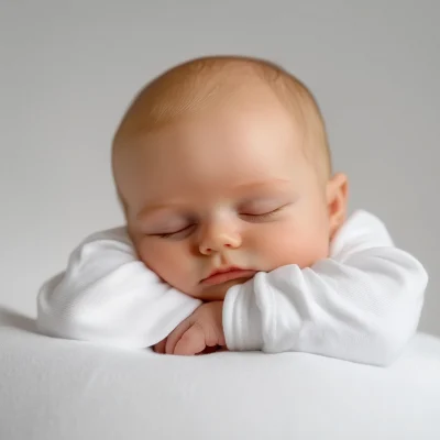 Sleeping Newborn Boy