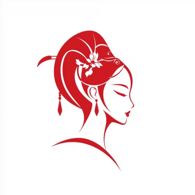 Minimalist Qing Dynasty Logo