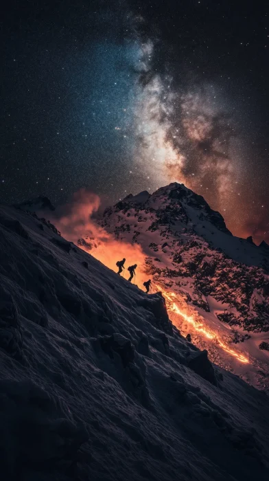 Climbing the Erupting Volcano