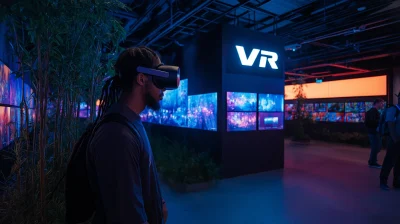 Futuristic VR Gaming Room