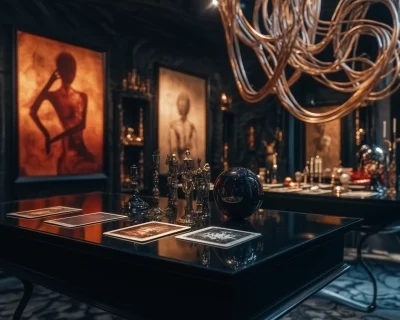 Occult Tarot Shop Interior